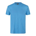T-Shirt Med Tryk - Cyan