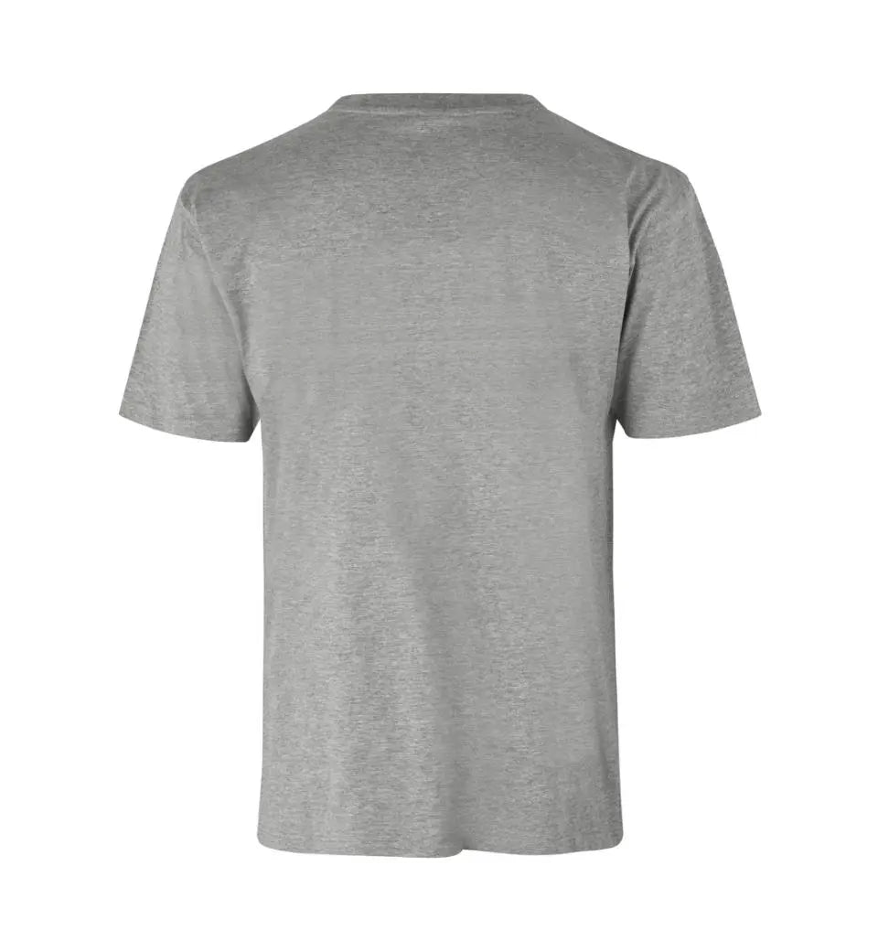 T-Shirt Med Tryk - Grå Melange | Nordic Plain