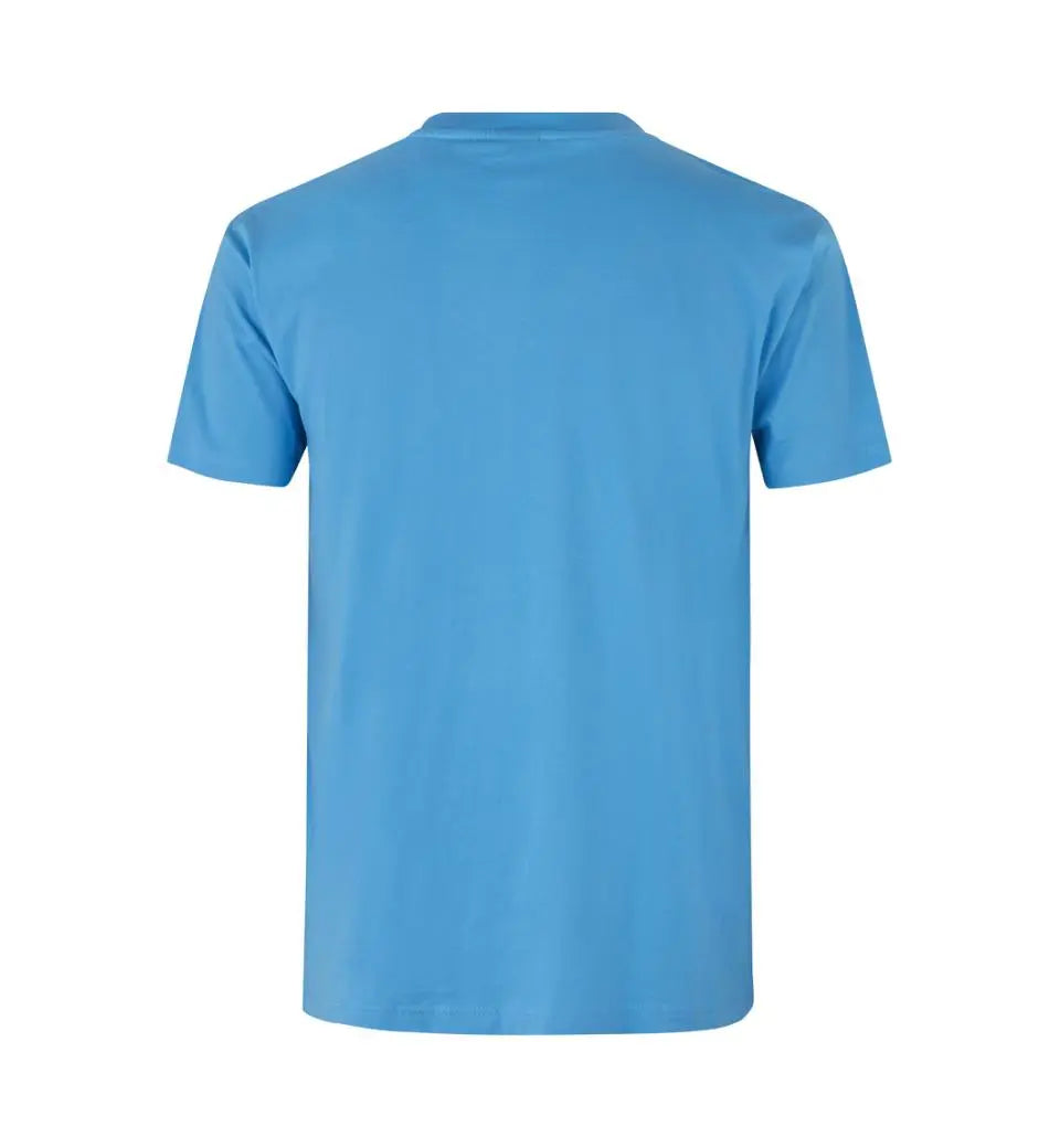 T-Shirt Med Tryk - Cyan | Nordic Plain