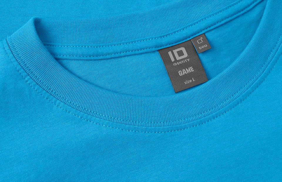 T-Shirt Med Tryk - Cyan | Nordic Plain
