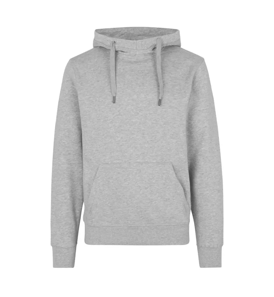 Hoodie Med Tryk - Grå Melange | Nordic Plain