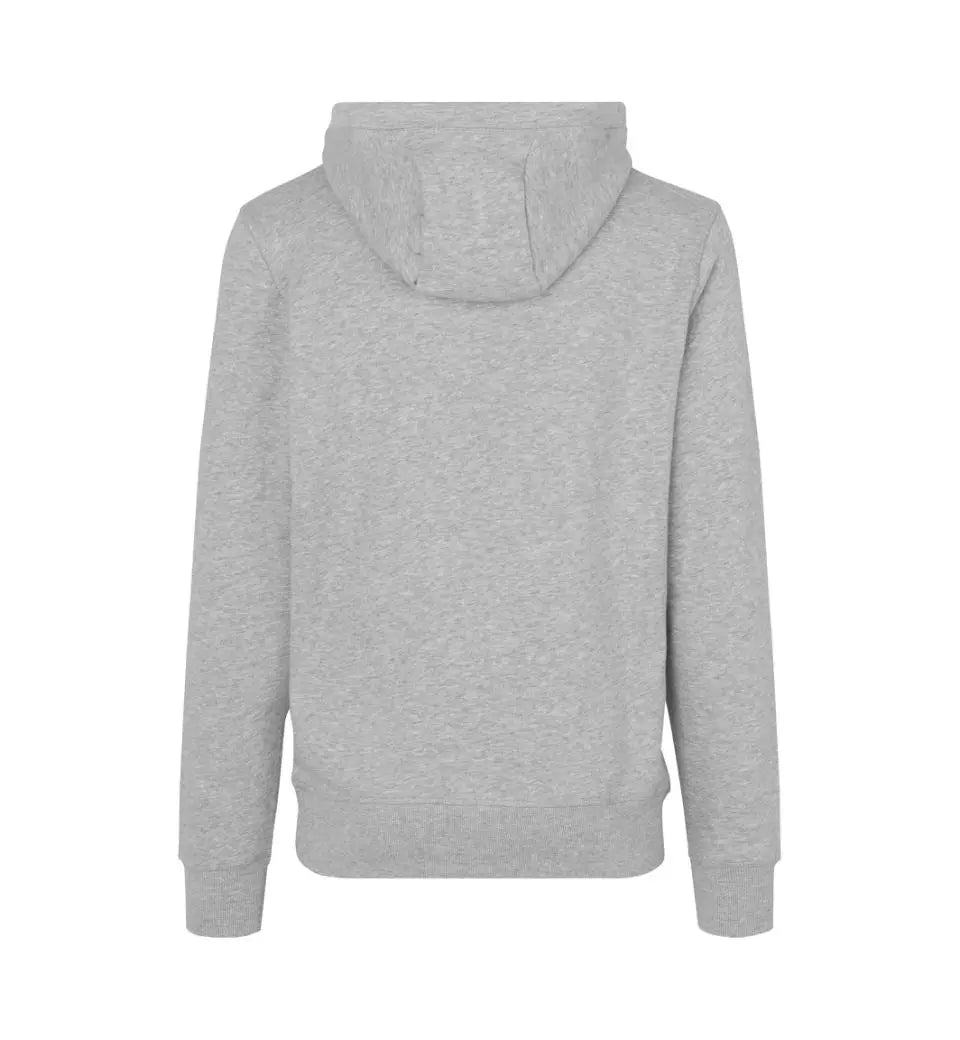 Hoodie Med Tryk - Grå Melange | Nordic Plain