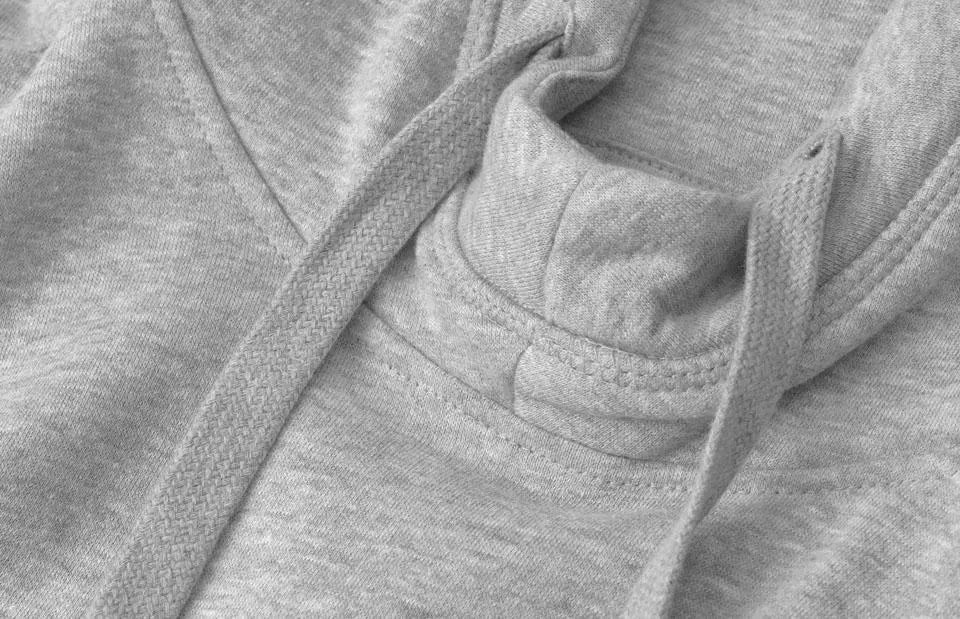 Hoodie Med Tryk - Grå Melange | Nordic Plain