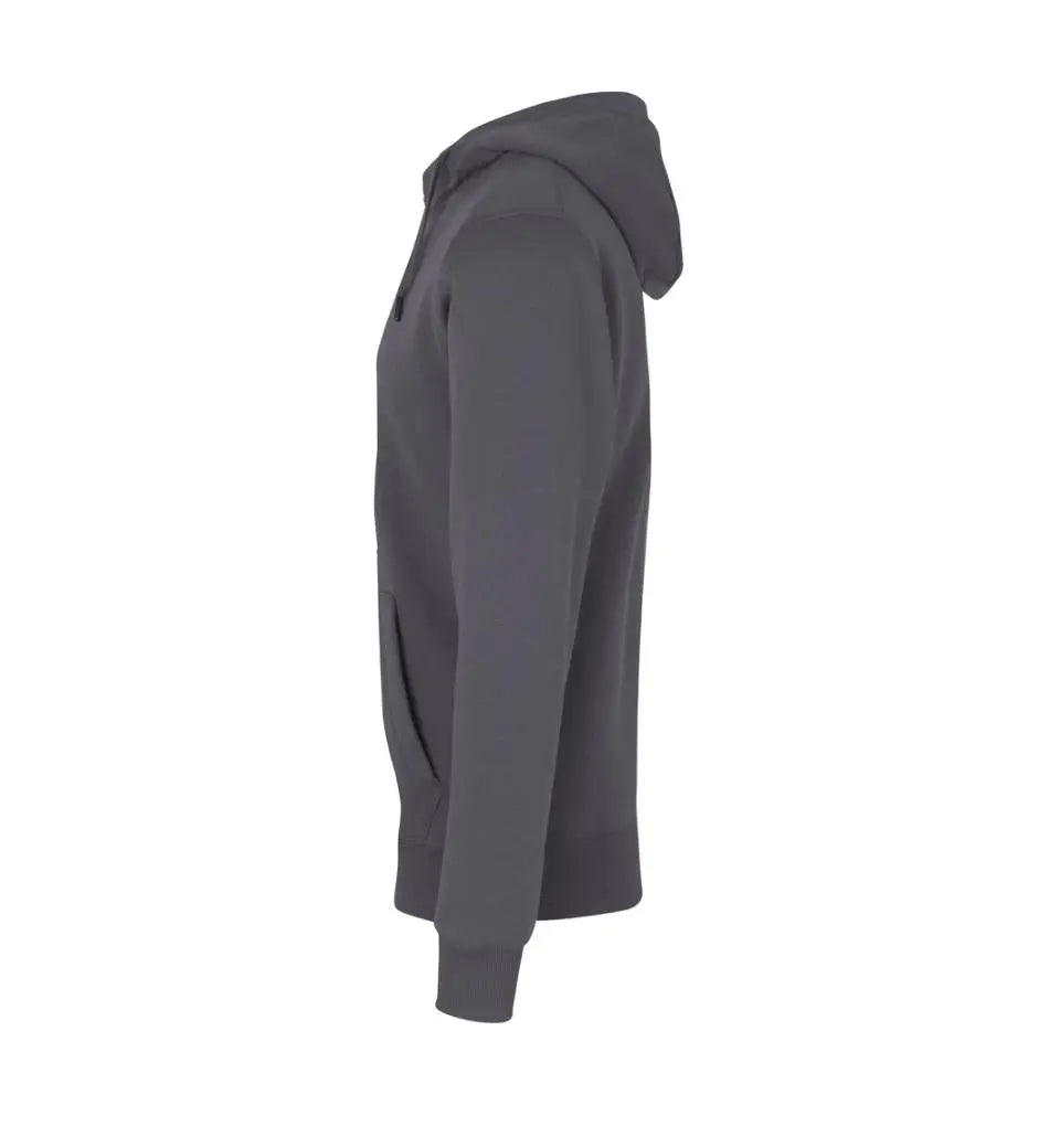 Hoodie Med Tryk - Silver Gray | Nordic Plain