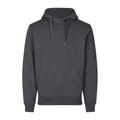Hoodie Med Tryk - Koks Grå