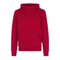 Hoodie Med Tryk - Rød