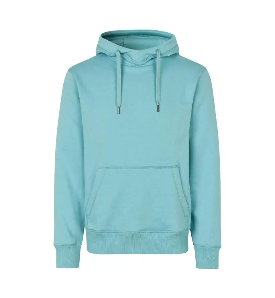 Hoodie Med Tryk - Støvet Aqua | Nordic Plain