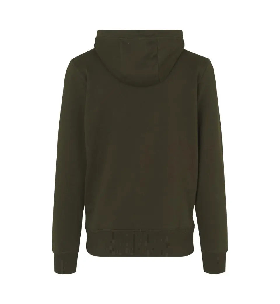 Hoodie Med Tryk - Oliven | Nordic Plain