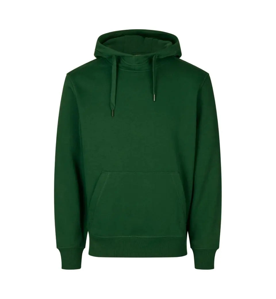 Hoodie Med Tryk - Flaskegrøn | Nordic Plain