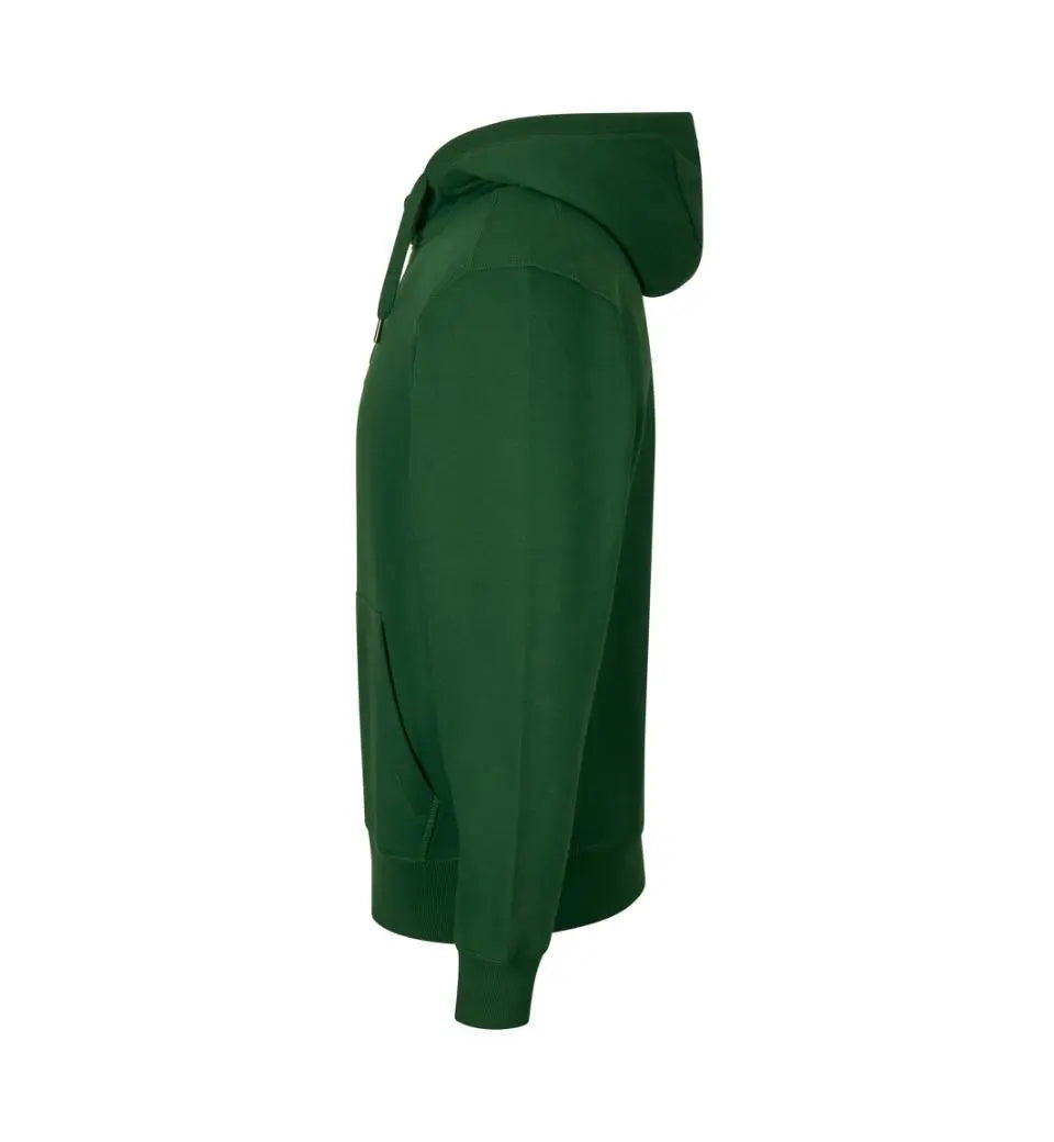 Hoodie Med Tryk - Flaskegrøn | Nordic Plain