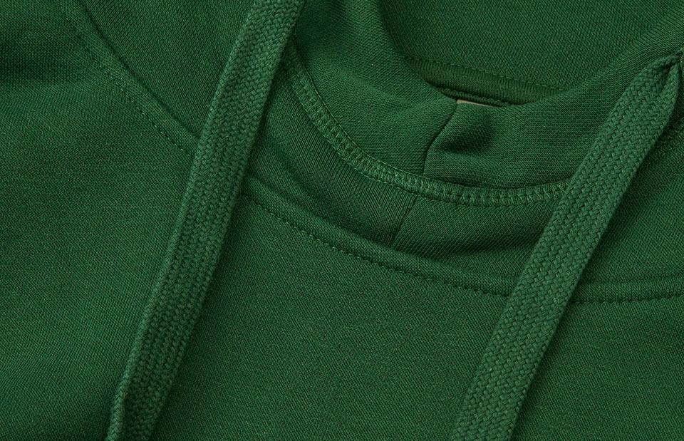Hoodie Med Tryk - Flaskegrøn | Nordic Plain