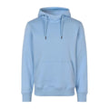 Hoodie Med Tryk - Lys Blå