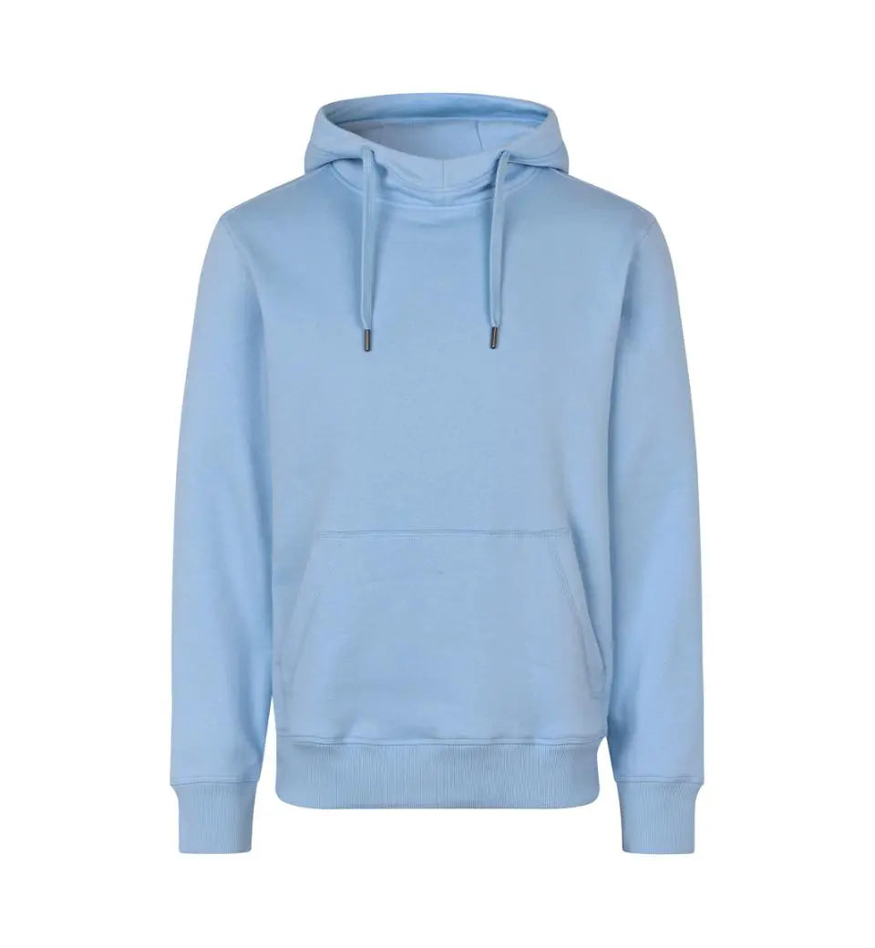 Hoodie Med Tryk - Lys Blå | Nordic Plain