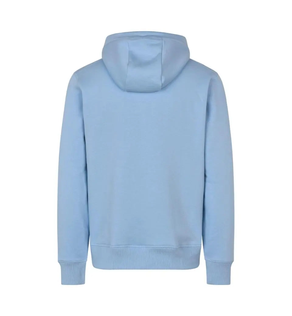 Hoodie Med Tryk - Lys Blå | Nordic Plain