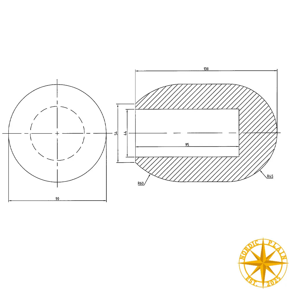 Mikrofon Vindhætte - 8005 - 44mm | Nordic Plain