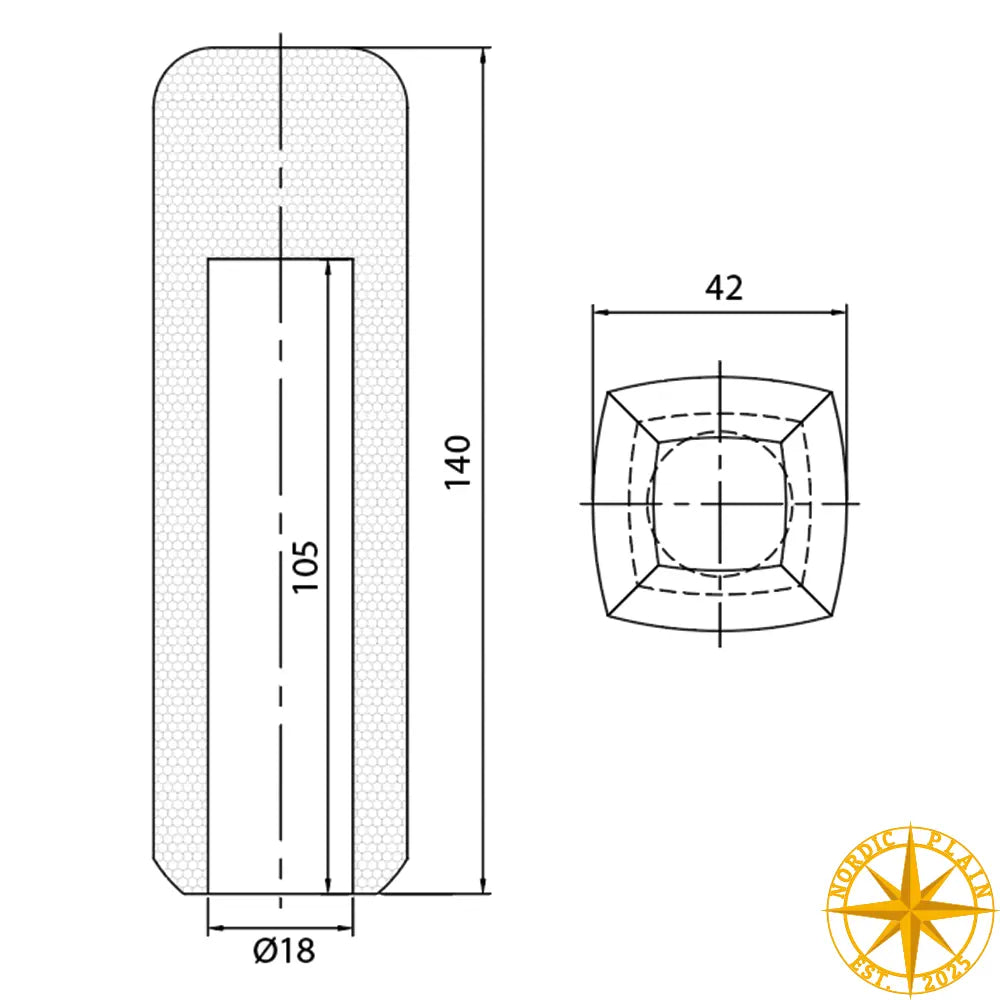 Mikrofon Vindhætte - 8018 - 24mm | Nordic Plain