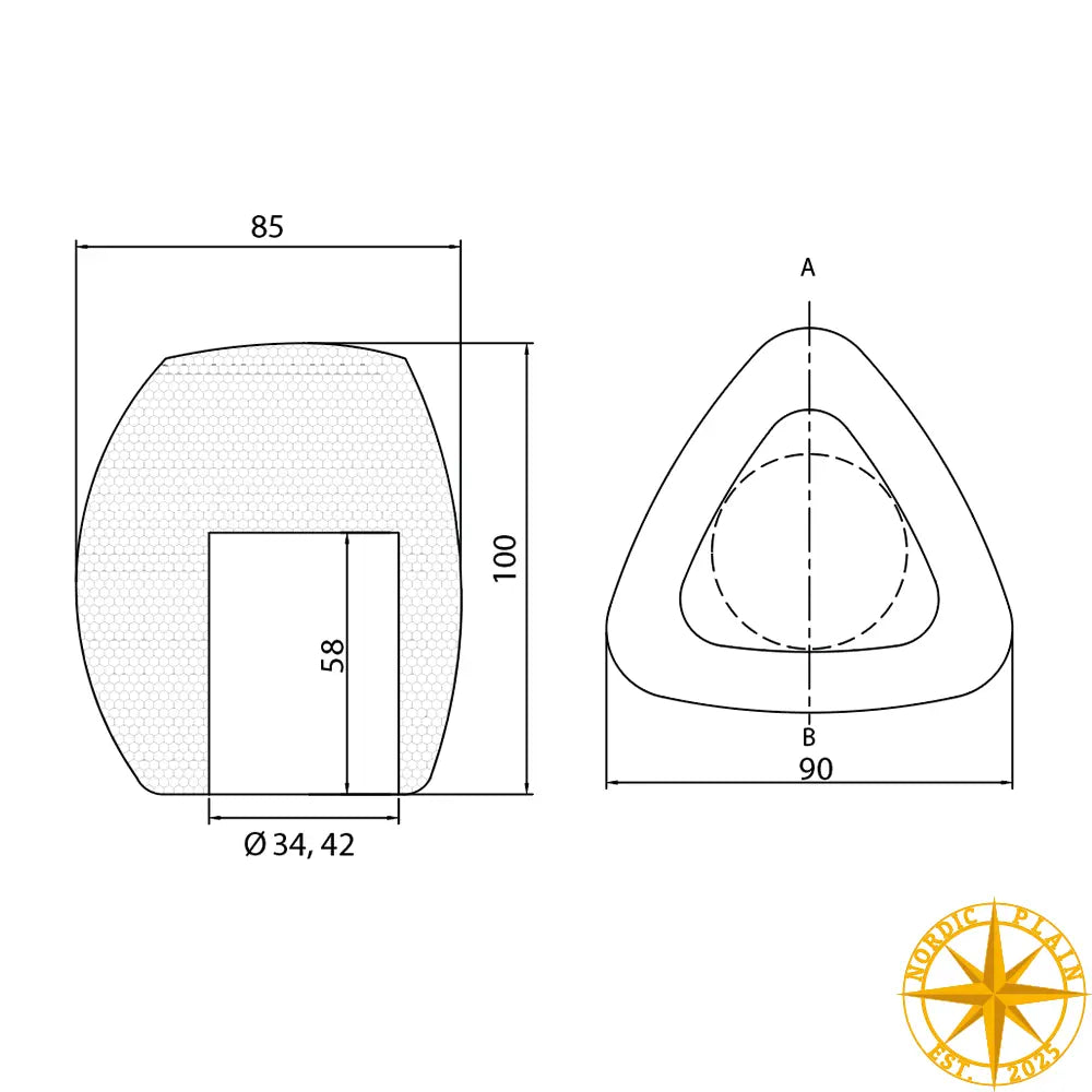 Mikrofon Vindhætte - 8019 - 42mm | Nordic Plain