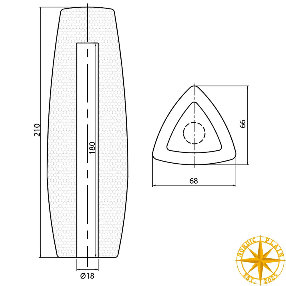 Mikrofon Vindhætte - 8020 - 18mm | Nordic Plain