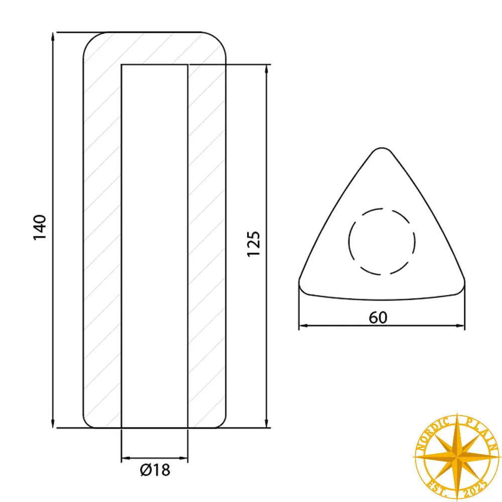 Mikrofon Vindhætte - 8021 - 18mm | Nordic Plain